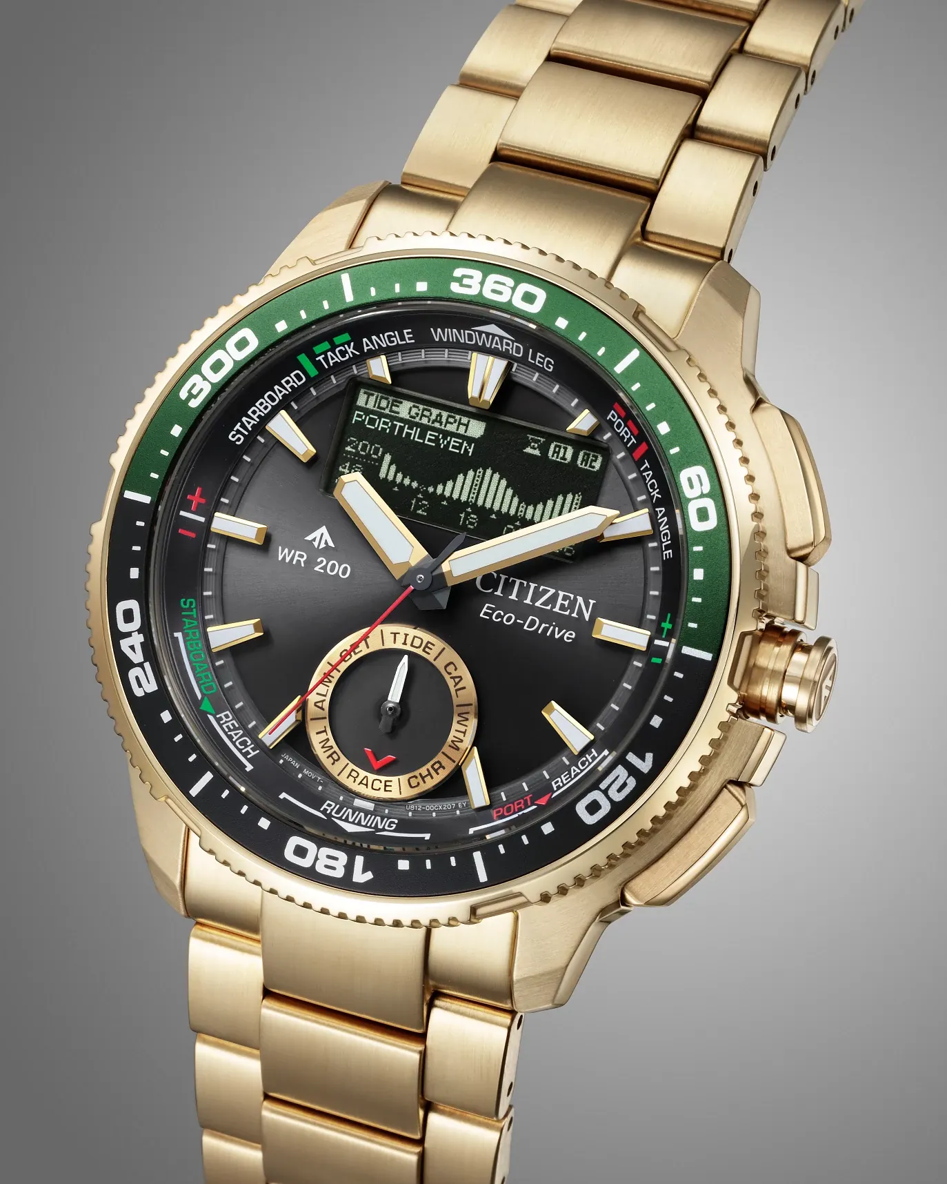 Promaster WaveTracker Black Dial Stainless Steel Bracelet JV3002